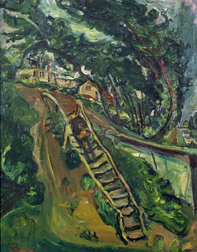 Man Walking the Stairs, 1922-3 by Chaim Soutine